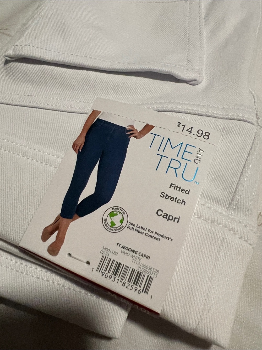 White capris - Picture 2 of 2